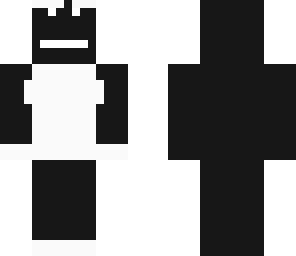 black and white
