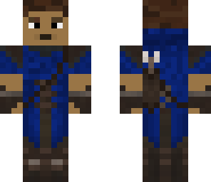 blue desert man