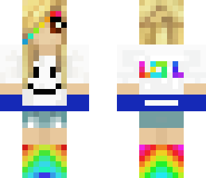 rainbow girl