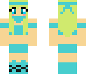 light blue ninja girl