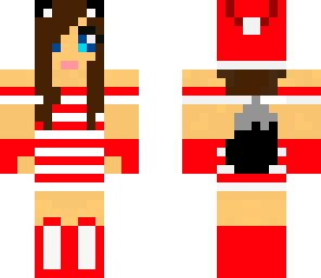 christmas wolf girl