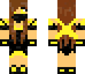 gold ninja girl