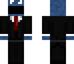 cookie monster in a suit