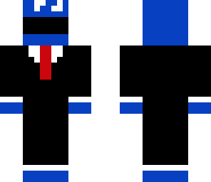 cookie monster in a tux