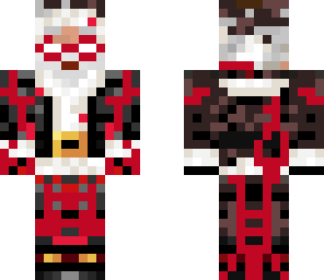 santa of death with blood on him