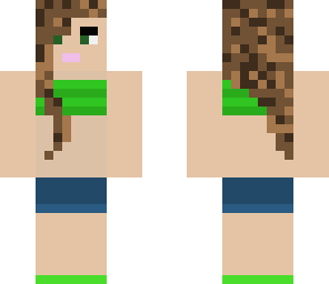 bikini and shorts girl