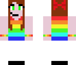cute rainbow wristband girl