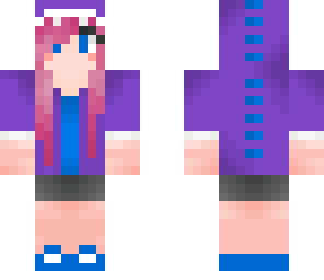 purple dino girl