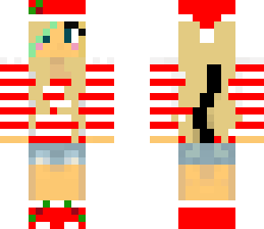cat girl christmas