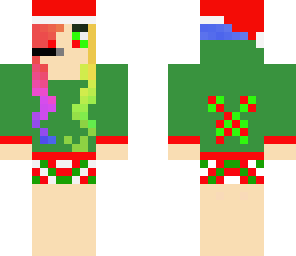 a rainbow girl christmas