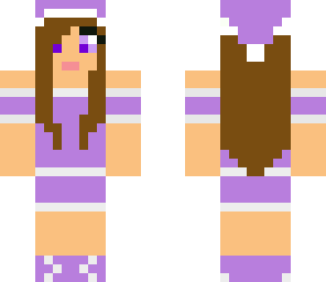 purple santa girl