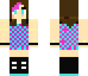 cute cotton candy plaid mini dress