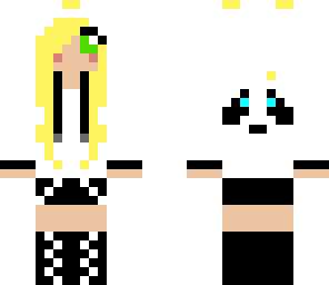 blonde panda