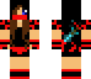 red warrior girl