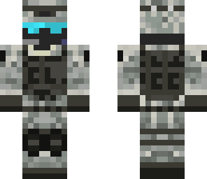 modern marine with mask