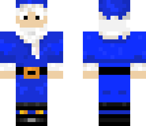 blue santa