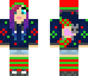 christmas nyan cat girl  