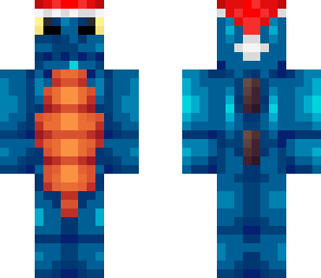 blue chiristmas dragon
