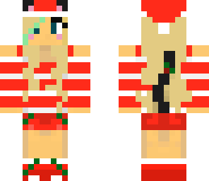 cat girl christmas 2
