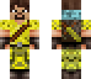 the adventurer - yellow armor