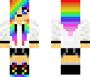 rainbow girl