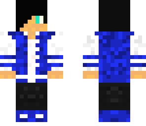 luke in blue baseball hoodie