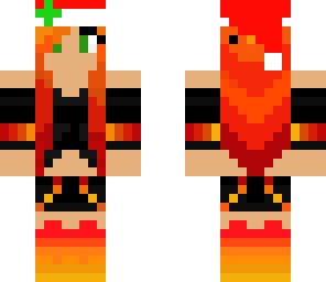 festive red head