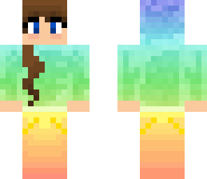 rainbow girl