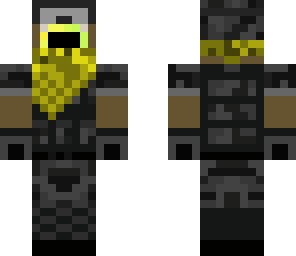 black one-eyed soldier