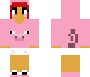 pig lover red-head