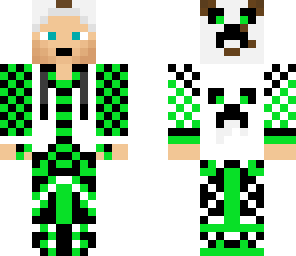 green panda boy