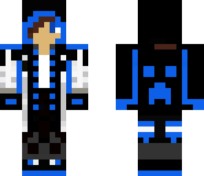 blue hoodie