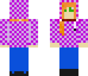 checked girl
