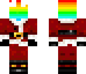 rainbow santa cookie monster