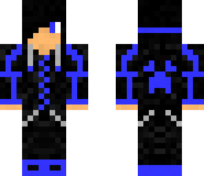 fussel skin blue and black
