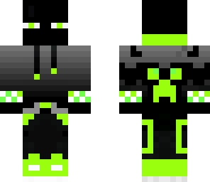 black - green enderman