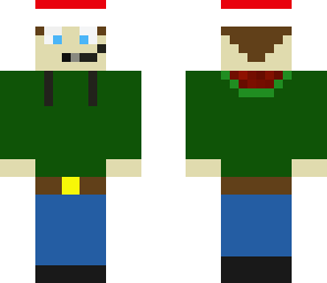cristmas minecraft player