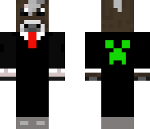 cow in suit  no glasses creeper face