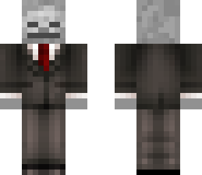 skeleton in suit