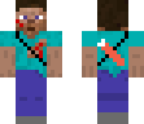 battle damaged steve with quiver