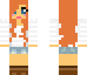 orange love girl