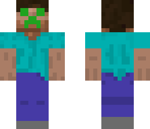 creeper face steve