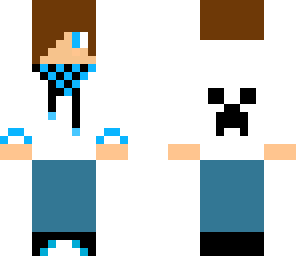 blue dude in hoodie