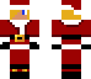 blonde santa