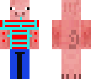 pig with clothez