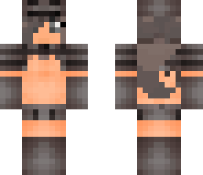 wither skeleton girl with swirly hair
