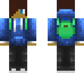 teenager with bag