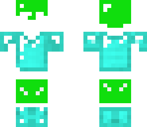 diamond and emerald  armour