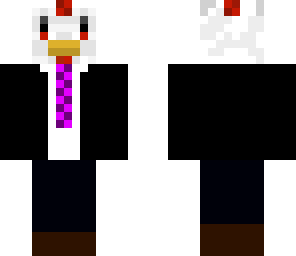 chicken in a suit