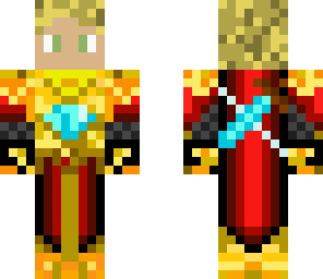 blond gold knight